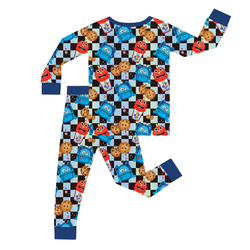 FancyPrince Cookie Monster Kids Bamboo Two-Piece Pajama Set