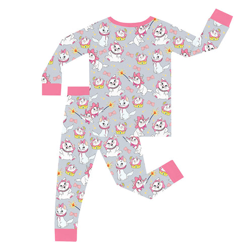 FancyPrince Magic Bow Cat Kid Bamboo Two-Piece Pajama Set