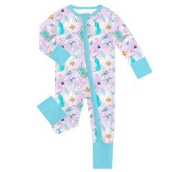 FancyPrince Magic Lamp Baby Bamboo Zipper Romper Pajamas