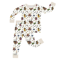 PREORDER FancyPrince Monster Adventure Kid Bamboo Two-Piece Pajama Set