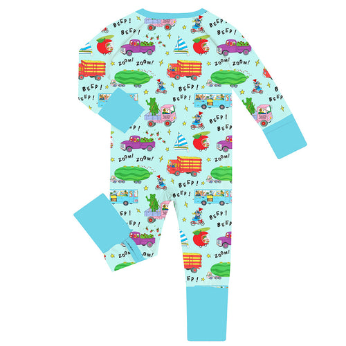 FancyPrince Fruit Transportation Baby Bamboo Zipper Romper Pajamas