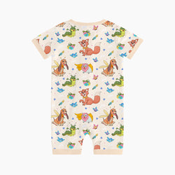 PREORDER FancyPrince Fox Hound Bamboo Short Zipper Romper Pajamas