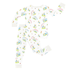 FancyPrince Mother's Day Bunny Love Kid Bamboo Two-Piece Pajama Set