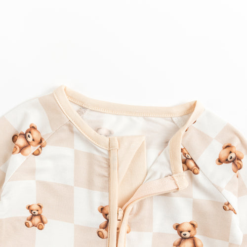 Cute Bear Bamboo Zippy Pajamas