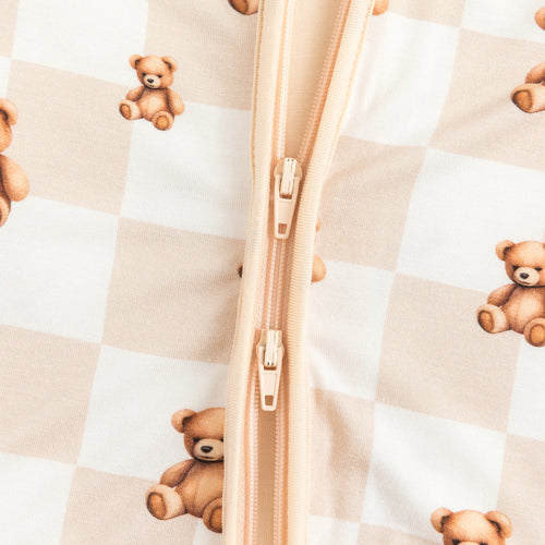 Cute Bear Bamboo Zippy Pajamas