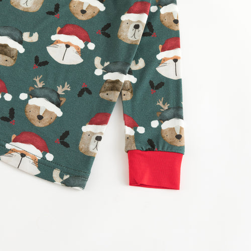 Christmas Bear Deer Kids Bamboo 2 Pieces Pajama Set