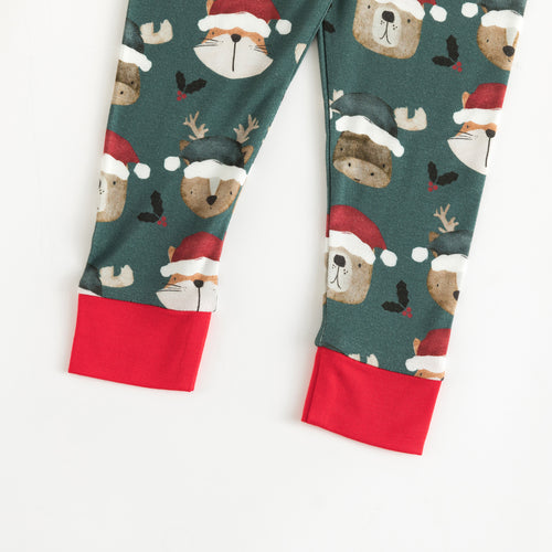 Christmas Bear Deer Kids Bamboo 2 Pieces Pajama Set