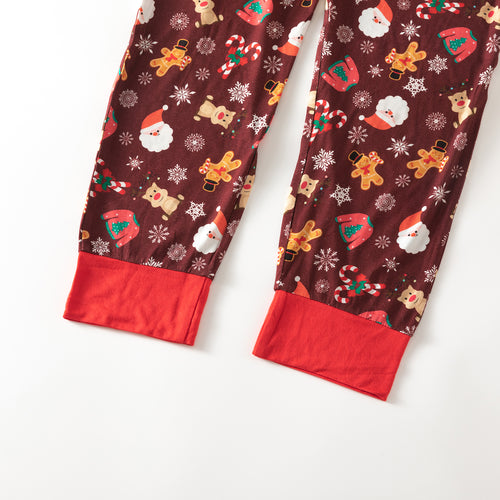 Christmas Red Gift Print Matching Family Pajama Set