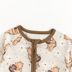 Silly Little Bear Holds the Honey Bamboo Viscose Zippy