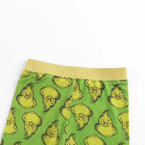 Christmas Green Guy Print Bamboo Family Matching Pajamas