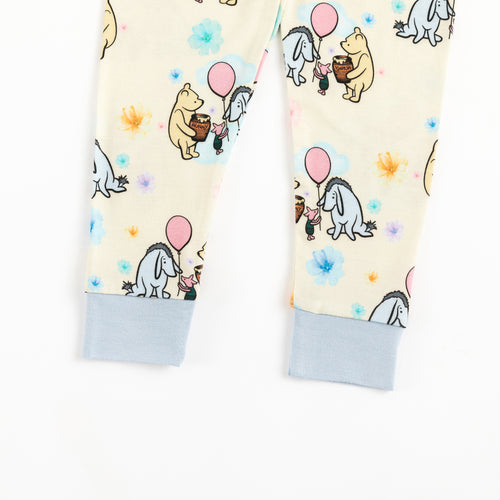 Baby's Romantic Bear Pattern Two-Piece Bamboo Pajamas