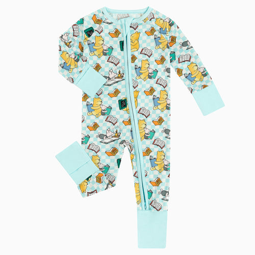 Swim The Ocean Of Knowledge With Little Bear Pattern Bamboo Zippy