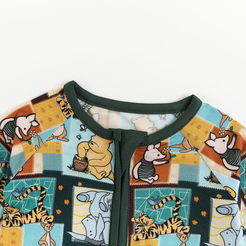 Little Bear & Good Friends Print Bamboo Viscose Convertible Zippy