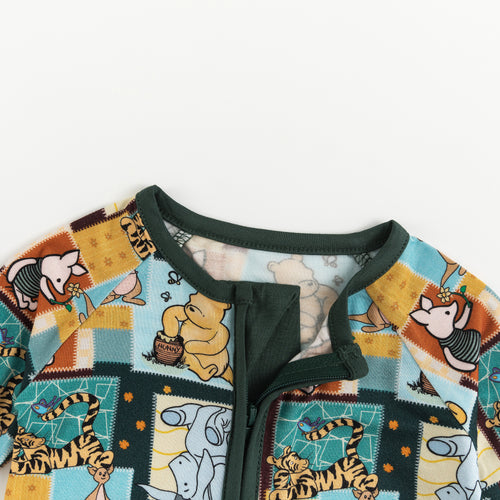 Little Bear & Good Friends Print Bamboo Viscose Convertible Zippy