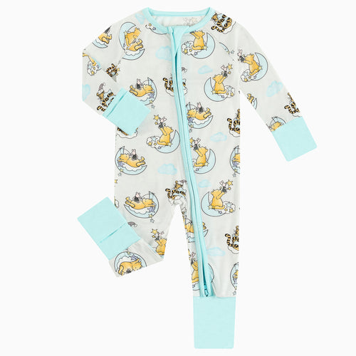 Little Bear's Wonderful Dream Zip Up Bamboo Pajamas