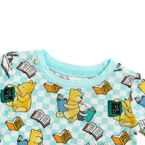 Swim The Ocean Of Knowledge With Little Bear Pattern Bamboo Pajama Set