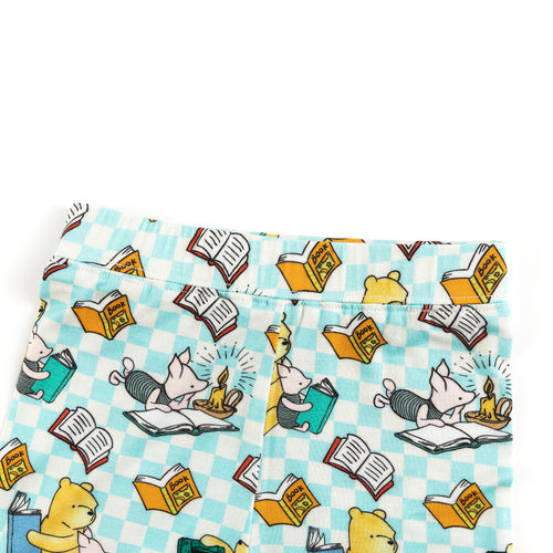 Swim The Ocean Of Knowledge With Little Bear Pattern Bamboo Pajama Set