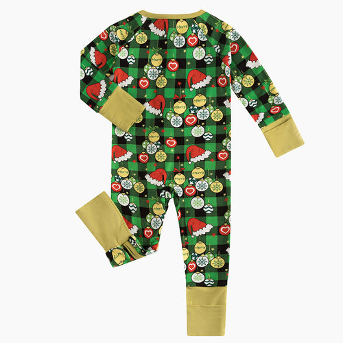 Today's Deals Christmas Element Baby Bamboo Zippy Romper