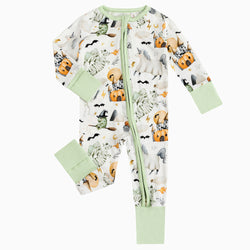 Halloween Unicorns Bamboo Zippy Romper