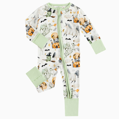 Halloween Unicorns Bamboo Zippy Romper