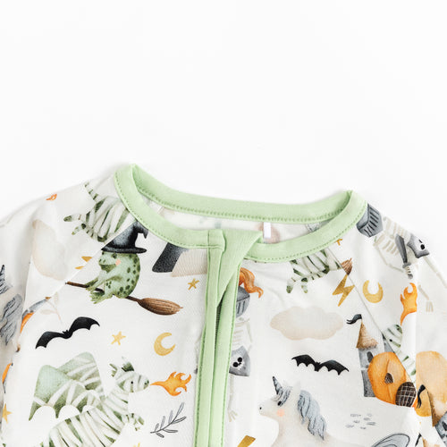 Halloween Unicorns Bamboo Zippy Romper