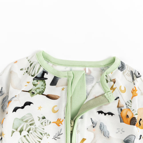 Halloween Unicorns Bamboo Zippy Romper