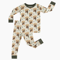 Christmas Sale Goldens Two Piece Bamboo Pajamas