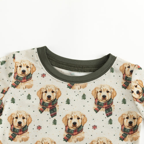 Christmas Sale Goldens Two Piece Bamboo Pajamas