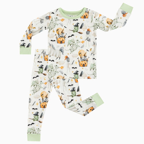 Halloween Unicorns Bamboo Kids Pajama Set