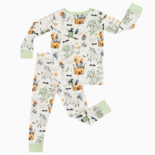 Halloween Unicorns Bamboo Kids Pajama Set