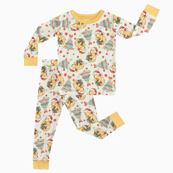 Bear Christmas Bamboo Long Sleeve Two-Piece Sets