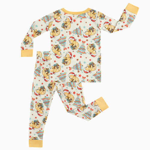 Today’s Deals Bear Christmas Bamboo Long Sleeve Two-Piece Set