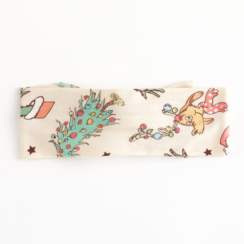 Christmas Green Guy Baby Girl Headbands