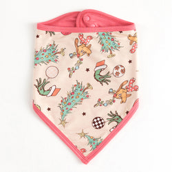 Christmas Green Guy Deer Baby Bib