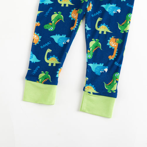 Today’s Deals Prehistoric Friends Dinosaur Two-Piece Bamboo Viscose Pajama Set