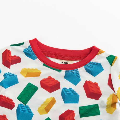 Kids Toy Print Bamboo Long Sleeve Pyjamas