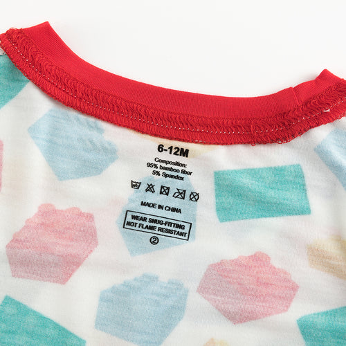Kids Toy Print Bamboo Long Sleeve Pyjamas