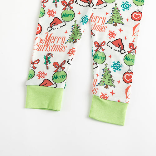 Today's Deals Christmas Tree Pattern Bamboo Long Sleeve Set