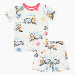 Cute Cartoon Bear and Friends Shorts Sets for Baby