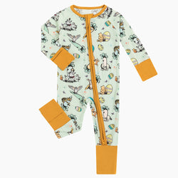 Easter Bear Pattern Bamboo Viscose Romper