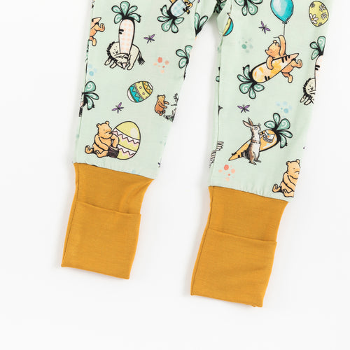 Easter Bear Patter Bamboo Viscose Romper