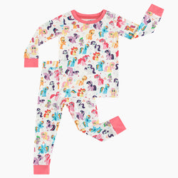 Pink Pony Kid Two-Piece Bamboo Viscose Pajama Set