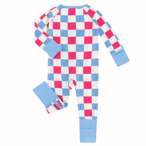 The Free Checkerboard Dream Bamboo Romper