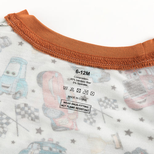 FancyPrince Car Pentagram Kid Bamboo Two-Piece Pajama Set