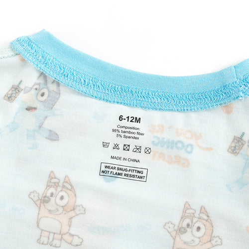 FancyPrince Dog Dancing Kid Bamboo Two-Piece Pajama Set