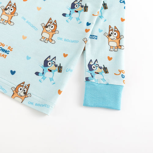 FancyPrince Dog Dancing Kid Bamboo Two-Piece Pajama Set