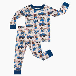 FancyPrince Animal Cargo Truck Bamboo Two Piece Set