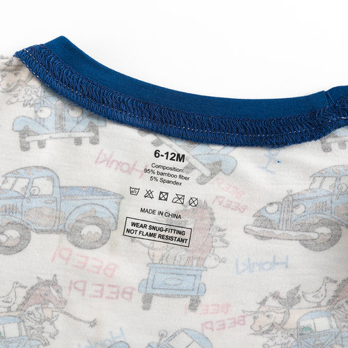 FancyPrince Animal Cargo Truck Bamboo Two Piece Set