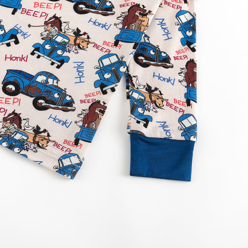 FancyPrince Animal Cargo Truck Bamboo Two Piece Set