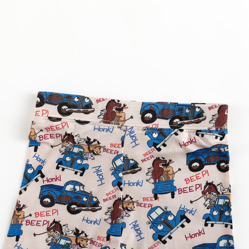 FancyPrince Animal Cargo Truck Bamboo Two Piece Set
